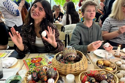 У Києві відкрився Фестиваль української писанки У Києві відкрився Фестиваль української писанки