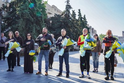 "Шануймо пам'ять захисників України" — у Житомирі зустріли всеукраїнський ветеранський велопробіг "Шануймо пам'ять захисників України" — у Житомирі зустріли всеукраїнський ветеранський велопробіг