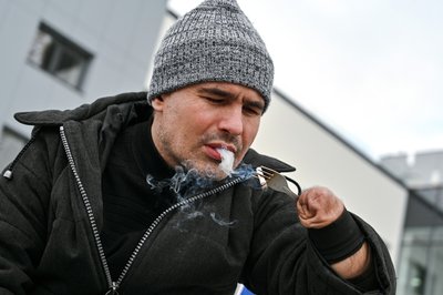 В'ячеслав Левицький після російського полону, де йому ампутували всі кінцівки, в клініці у Львові