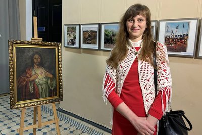 Ікону, написану в'язнями нацистських концтаборів, виставили в Житомирському краєзнавчому музеї Ікону, написану в'язнями нацистських концтаборів, виставили в Житомирському краєзнавчому музеї