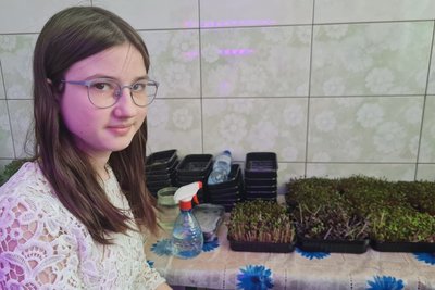 У школі на Житомирщині учні заробляють гроші, вирощуючи та продаючи мікрозелень У школі на Житомирщині учні заробляють гроші, вирощуючи та продаючи мікрозелень