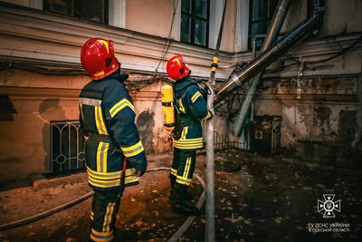 У кафе в центрі Одеси сталась пожежа У кафе в центрі Одеси сталась пожежа
