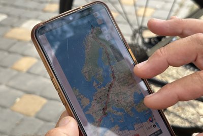 На велосипеді через 15 країн: житель Миколаївщини подолав 7,5 тисяч кілометрів Європою На велосипеді через 15 країн: житель Миколаївщини подолав 7,5 тисяч кілометрів Європою
