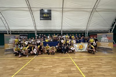 Українська команда з Хортингу в Мілані Українська команда з Хортингу в Мілані