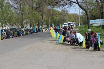 Прощання з військовим Олександром Лисим у смт Іванівка Прощання з військовим Олександром Лисим у смт Іванівка