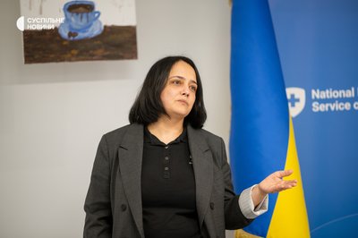 Голова Національної служби здоровʼя України (НСЗУ) Наталія Гусак Голова Національної служби здоровʼя України (НСЗУ) Наталія Гусак