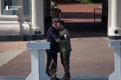 Володимир Зеленський та президент Португалії Марсело Ребелу де Соуза