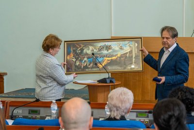 Ексміському голові Житомира вручили відзнаку "Почесний громадянин міста" Ексміському голові Житомира вручили відзнаку "Почесний громадянин міста"