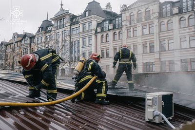 На Подолі в Києві горіло кафе На Подолі в Києві горіло кафе