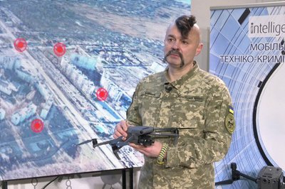 Безпілотник, за допомогою якого фіксують руйнування на Харківщині Безпілотник, за допомогою якого фіксують руйнування на Харківщині