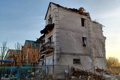 Будинок розбитий обстрілом РФ на Донеччині, 29 лютого 2024 рік Будинок розбитий обстрілом РФ на Донеччині, 29 лютого 2024 рік