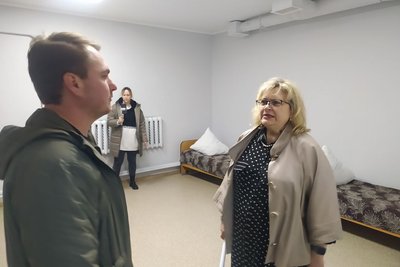 У Київському обласному онкодиспансері облаштували укриття У Київському обласному онкодиспансері облаштували укриття