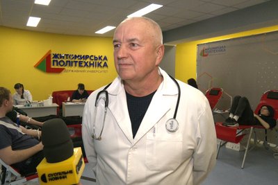 В університеті Житомира влаштували виїзний збір крові В університеті Житомира влаштували виїзний збір крові