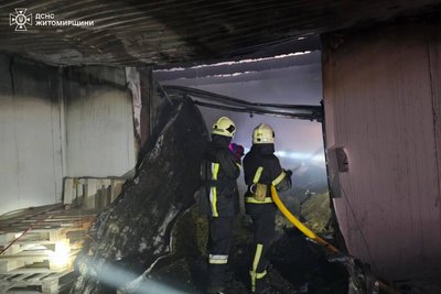 На Житомирщині сталася пожежа на складі, де зберігалося 50 тонн хмелю: що відомо На Житомирщині сталася пожежа на складі, де зберігалося 50 тонн хмелю: що відомо