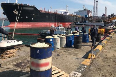 Забруднення води в порту на Одещині: власник судна сплатив понад 36 млн гривень Забруднення води в порту на Одещині: власник судна сплатив понад 36 млн гривень