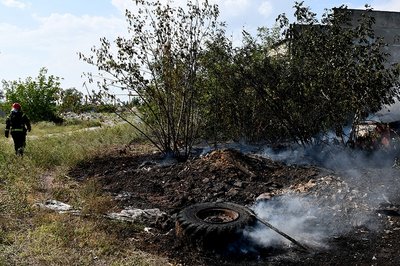 За добу на Миколаївщині сталися вісім пожеж, дві з них — внаслідок обстрілів За добу на Миколаївщині сталися вісім пожеж, дві з них — внаслідок обстрілів