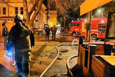 У центрі Одеси горіло кафе