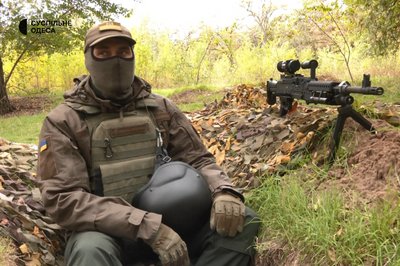 Нацгвардійці розповіли, як збити дрон-камікадзе з кулемета Нацгвардійці розповіли, як збити дрон-камікадзе з кулемета