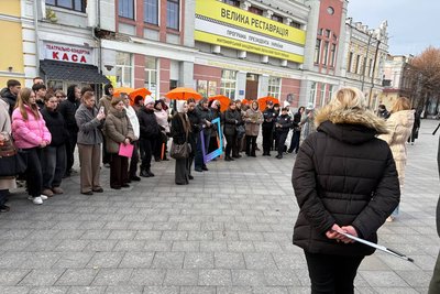 У Житомирі стартувала Всеукраїнська акція "16 днів проти насильства" У Житомирі стартувала Всеукраїнська акція "16 днів проти насильства"