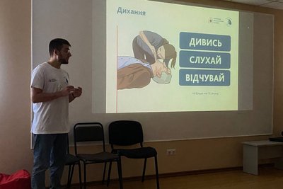 У Вінниці працівників ветеранського простору навчали домедичної допомоги У Вінниці працівників ветеранського простору навчали домедичної допомоги