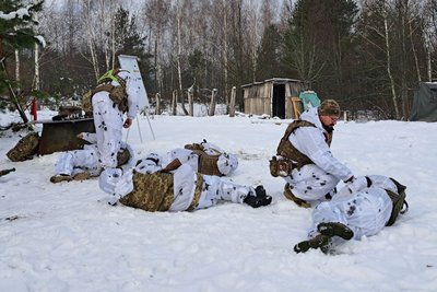 На Житомирщині 46 бригада ДШВ провела інтенсив з військової підготовки для цивільних