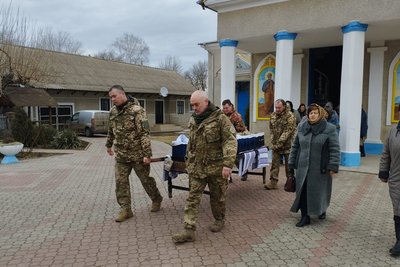 На Одещині попрощались з загиблим військовим На Одещині попрощались з загиблим військовим