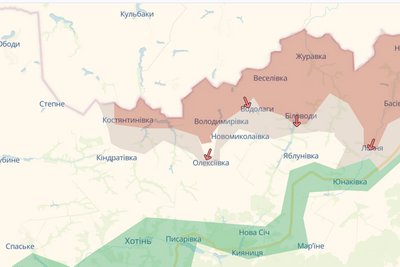 Костянтинівка Хотінської громади у "червоній" зоні — DeepState Костянтинівка Хотінської громади у "червоній" зоні — DeepState