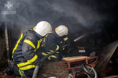 Внаслідок пожежі в Одесі загинув чоловік Внаслідок пожежі в Одесі загинув чоловік