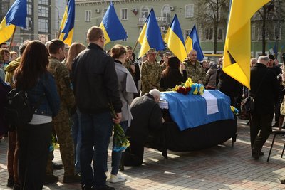 У Рівному попрощалися з військовим Віталієм Цибульським У Рівному попрощалися з військовим Віталієм Цибульським