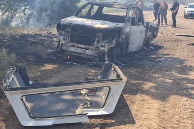 Службове авто після російського удару поблизу Чистоводівки Службове авто після російського удару поблизу Чистоводівки