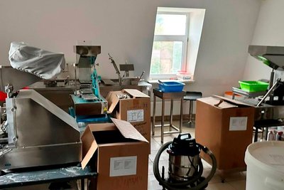 Приміщення, де готували фальсифіковані БАДи Приміщення, де готували фальсифіковані БАДи