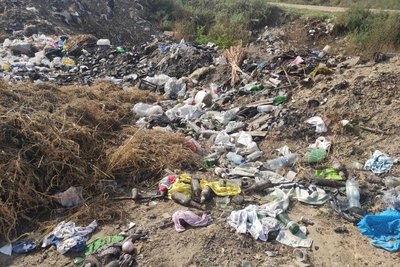 На Одещині виявили масштабне стихійне сміттєзвалище