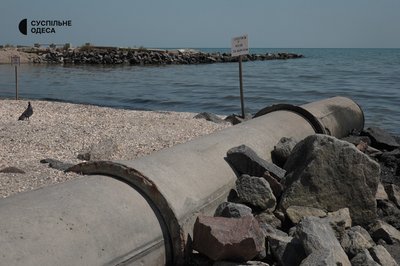 Забруднення моря: що сталося на пляжі Крижанівки Забруднення моря: що сталося на пляжі Крижанівки