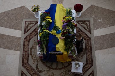 у Києві попрощалися з військовим пілотом "Джусом" у Києві попрощалися з військовим пілотом "Джусом"