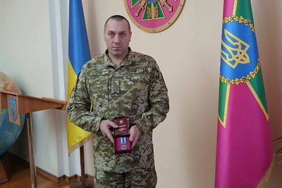 Прикордонник Ігор Мартинюк отримав державну нагороду Прикордонник Ігор Мартинюк отримав державну нагороду