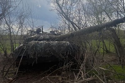 Трофейний танк, які передали ЗСУ Трофейний танк, які передали ЗСУ