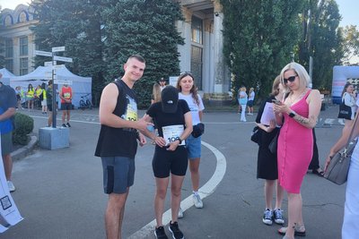 Підтримка українців в окупації: у Києві пройшов спортивний захід "Біжу за мову" Підтримка українців в окупації: у Києві пройшов спортивний захід "Біжу за мову"