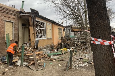 Наслідки російських влучань по Шевченківському району Харкова Наслідки російських влучань по Шевченківському району Харкова
