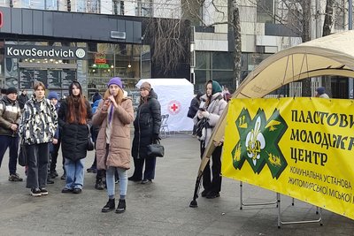 У Житомирі до дня визволення міста від більшовиків пластуни влаштували квест "День звитяги" У Житомирі до дня визволення міста від більшовиків пластуни влаштували квест "День звитяги"