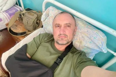 Херсонець Максим Негров у шпиталі Херсонець Максим Негров у шпиталі