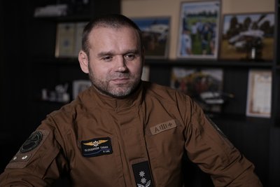 Начальник Центру авіаційного забезпечення Нацполіції Олександр Таран