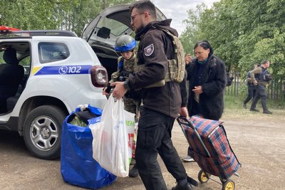 Евакуація з Вовчанська Евакуація з Вовчанська