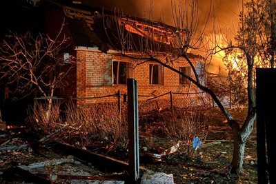 Пожежа у зруйнованому житловому будинку в Печенігах Пожежа у зруйнованому житловому будинку в Печенігах
