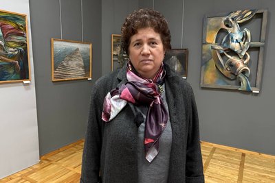 В Житомирі відкрили виставку картин зниклого безвісти художника-військовослужбовця Сергія Носка