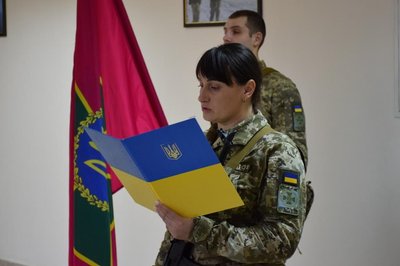 У Житомирі прикордонники-новобранці присягли на вірність українському народові У Житомирі прикордонники-новобранці присягли на вірність українському народові