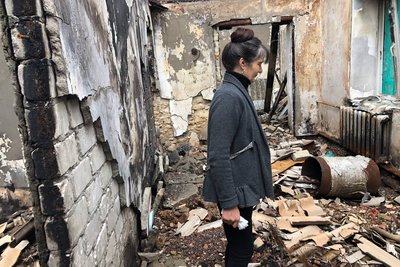 "З будинком згоріли наші душі". Жителька Миколаївщини мріє відбудувати втрачений дім "З будинком згоріли наші душі". Жителька Миколаївщини мріє відбудувати втрачений дім