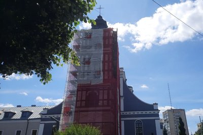 В Житомирі розпочали реставрацію дзвіниці костьолу на Театральній: які роботи проводять В Житомирі розпочали реставрацію дзвіниці костьолу на Театральній: які роботи проводять