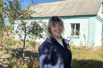 "Вдома ми говоримо українською, але чеської не цураємося" — мама-героїня із Житомирщини Оксана Тарасенко "Вдома ми говоримо українською, але чеської не цураємося" — мама-героїня із Житомирщини Оксана Тарасенко