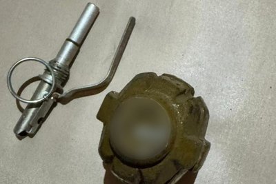Граната, яку підірвали в Лозовій Граната, яку підірвали в Лозовій