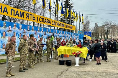 На Одещині попрощались з загиблим на Донеччині військовим На Одещині попрощались з загиблим на Донеччині військовим